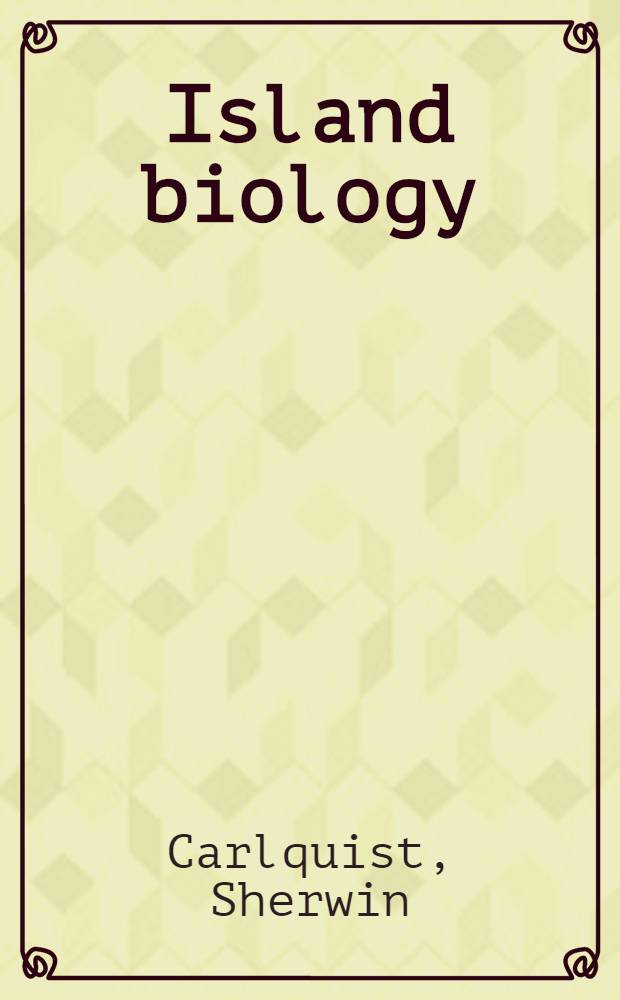 Island biology