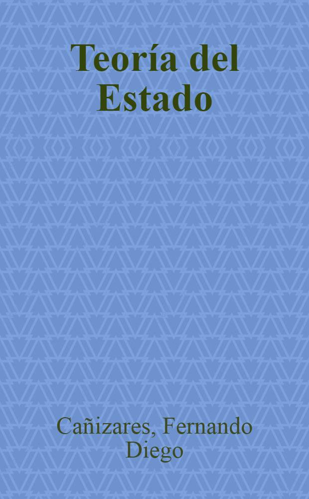 Teoría del Estado