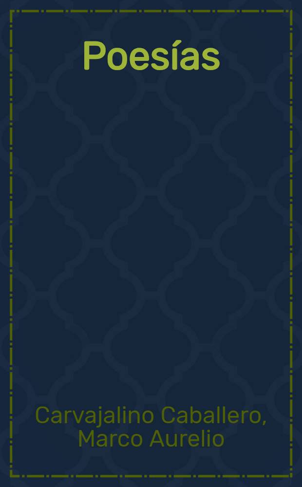 Poesías