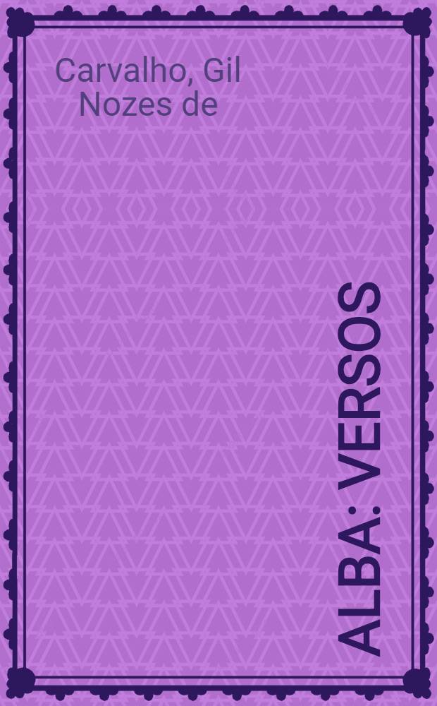 Alba : Versos