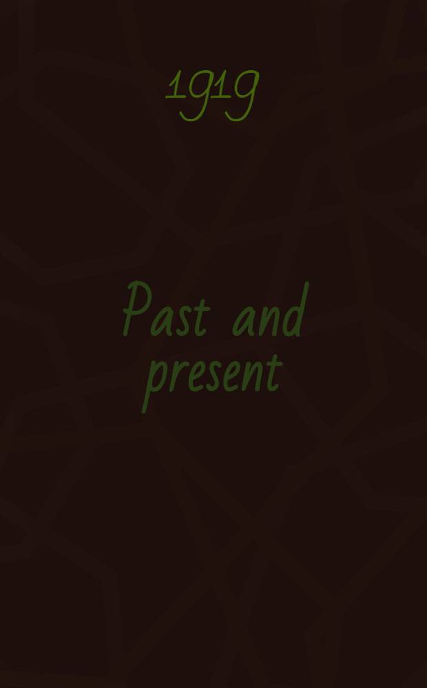 Past and present