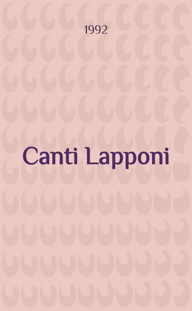 Canti Lapponi