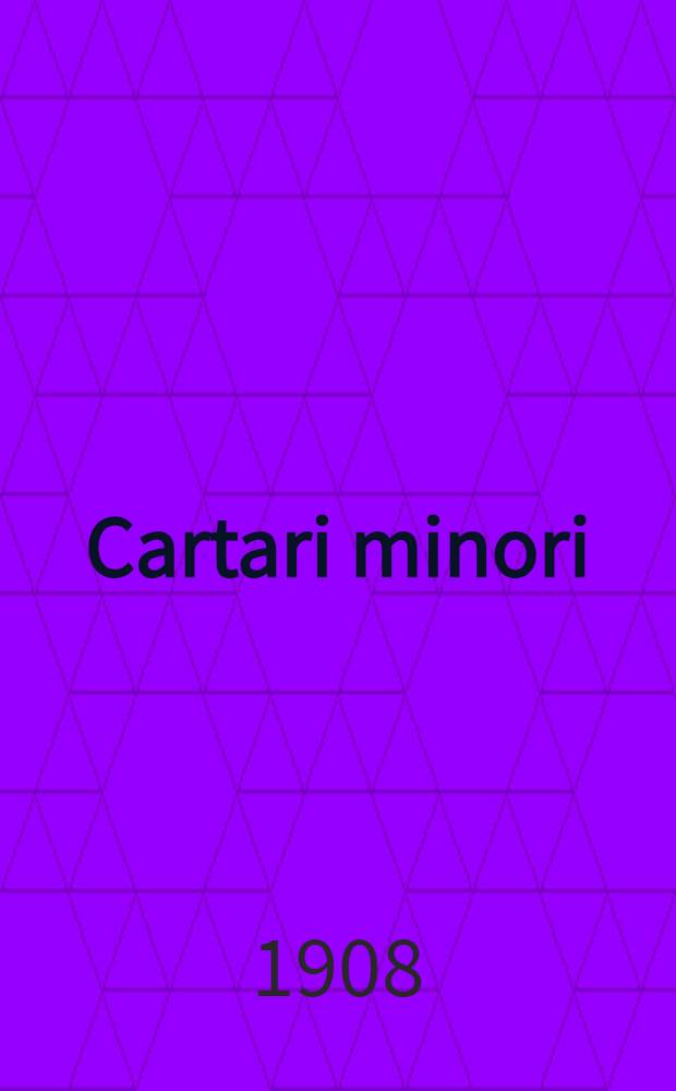 Cartari minori