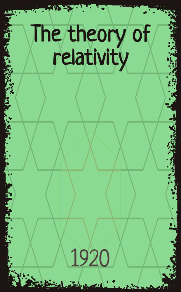 The theory of relativity