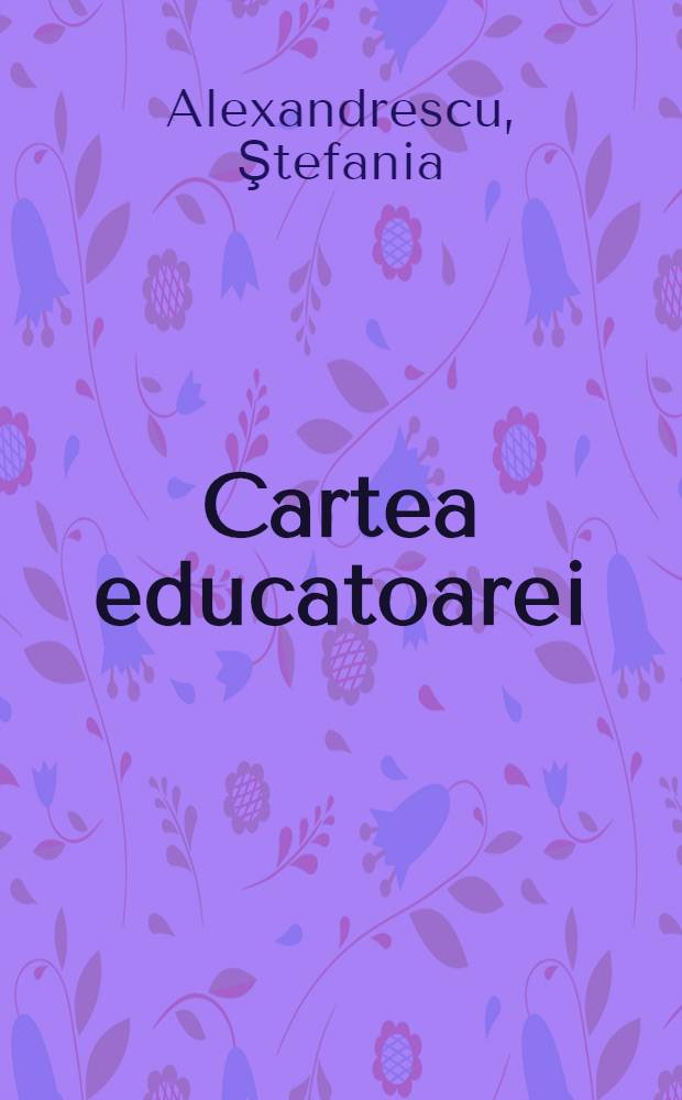 Cartea educatoarei