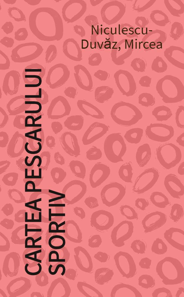 Cartea pescarului sportiv