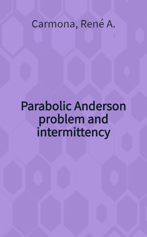 Parabolic Anderson problem and intermittency