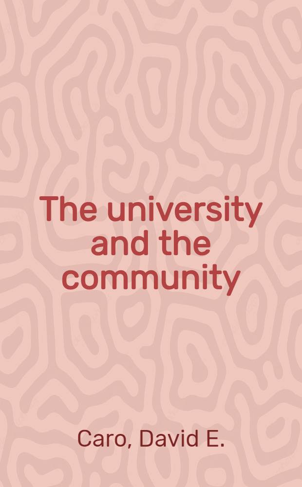 The university and the community