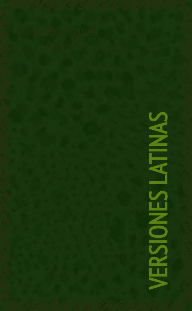 Versiones latinas