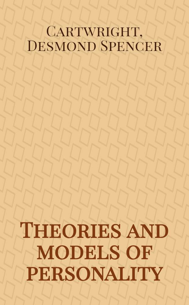 Theories and models of personality