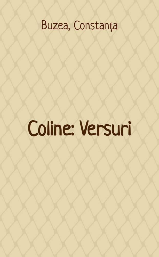 Coline : Versuri