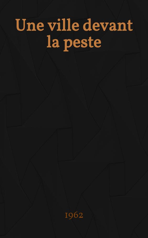 Une ville devant la peste : Orvieto et la peste noire de 1348 : Thèse ..