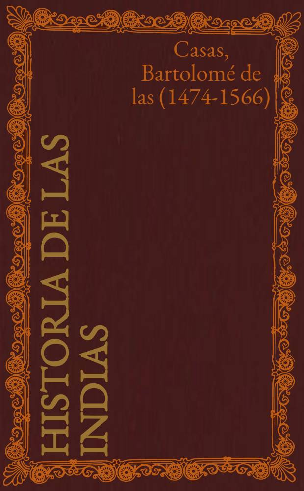 Historia de las Indias : 1-3