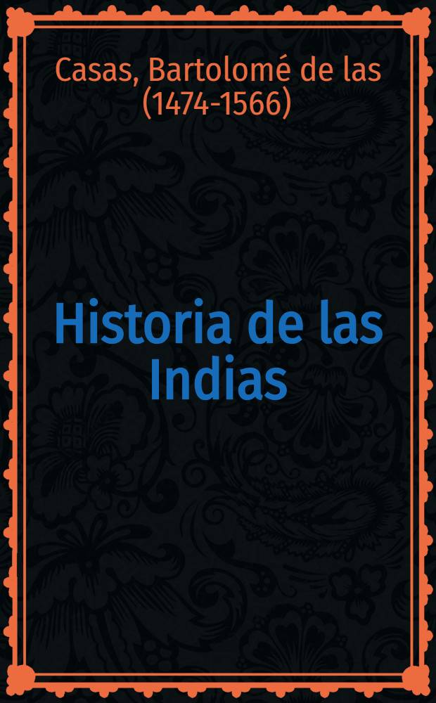 Historia de las Indias