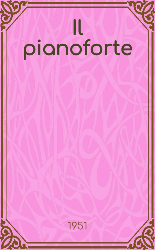 Il pianoforte