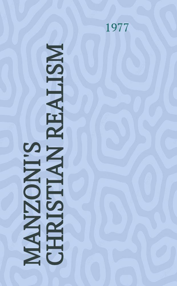 Manzoni's Christian realism