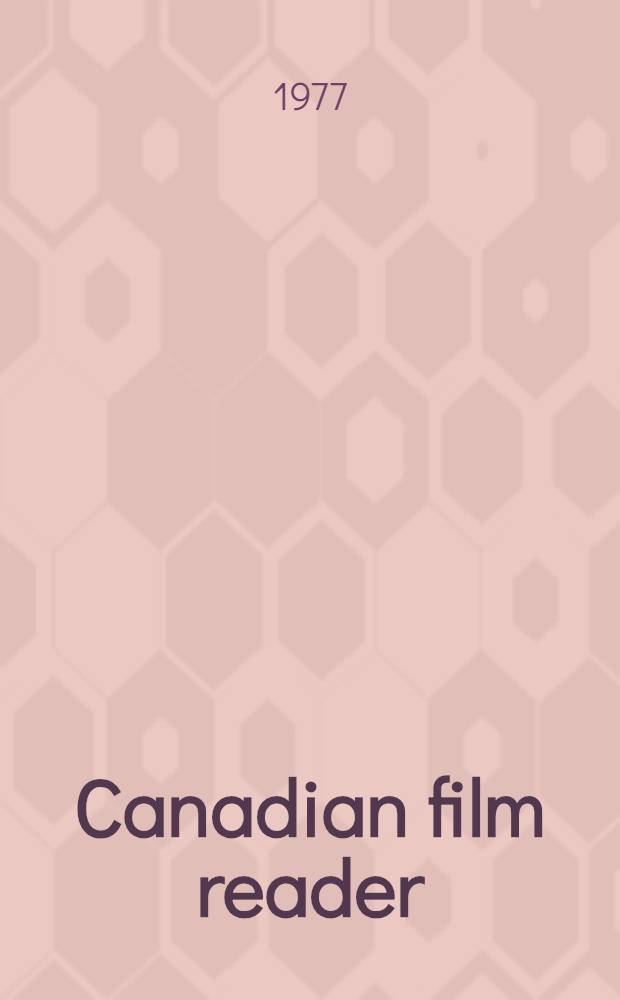 Canadian film reader