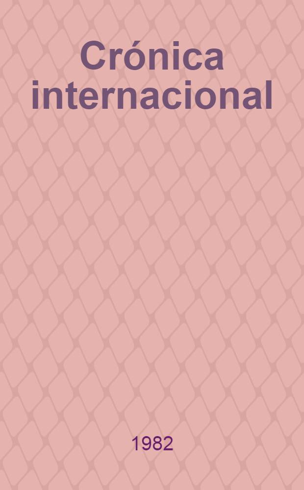 Crónica internacional