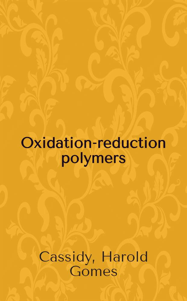 Oxidation-reduction polymers (redox polymers)
