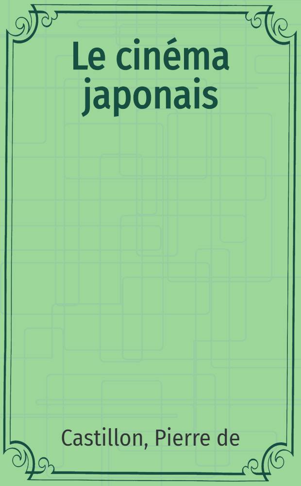 Le cinéma japonais
