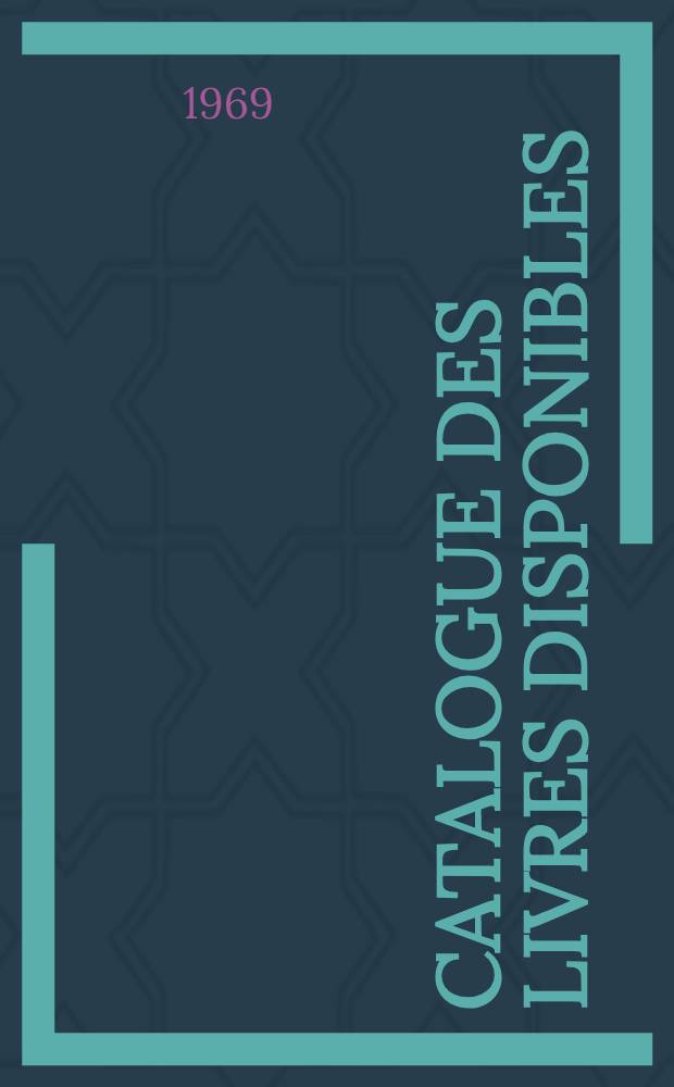 Catalogue des livres disponibles : Littérature & sciences humaines