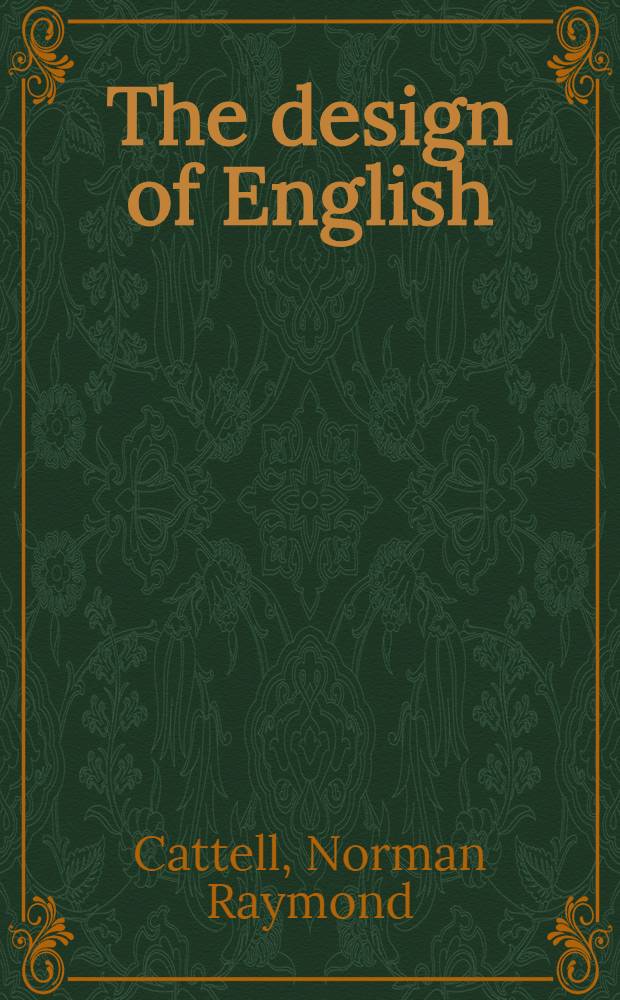 The design of English