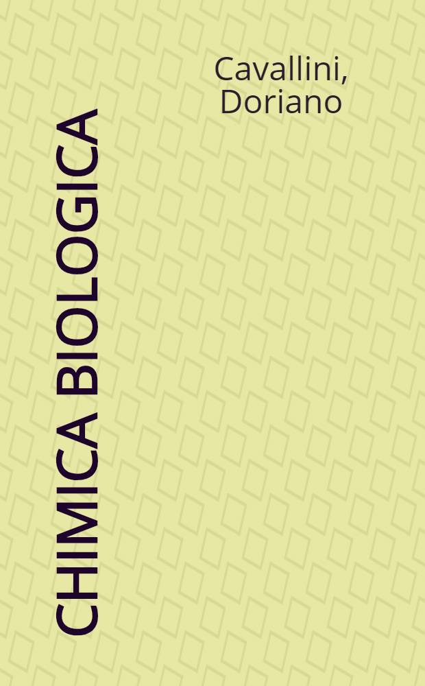 Chimica biologica