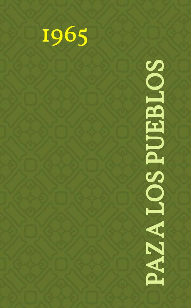 Paz a los pueblos