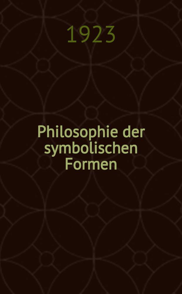 Philosophie der symbolischen Formen