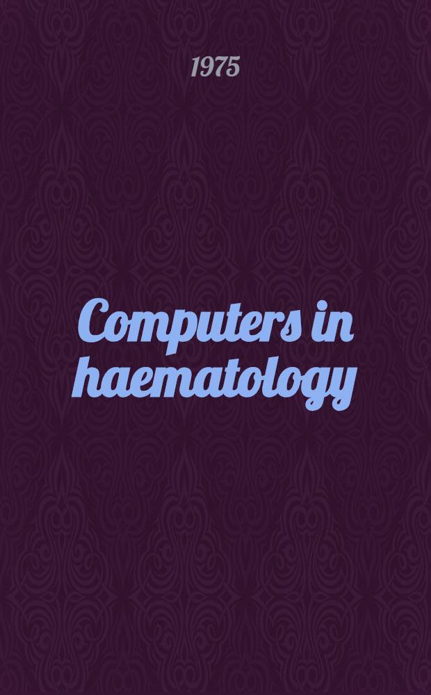 Computers in haematology