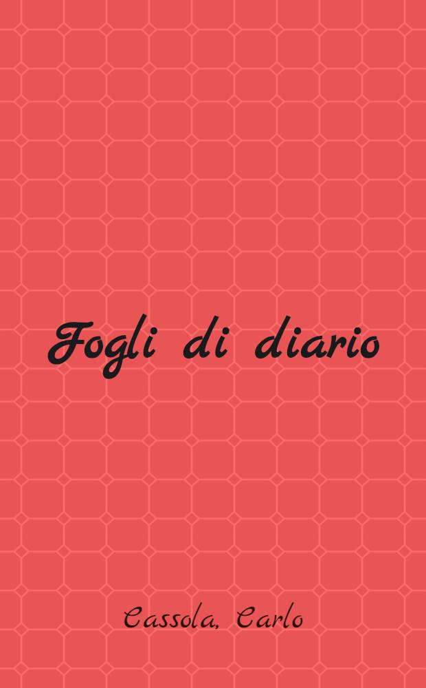 Fogli di diario