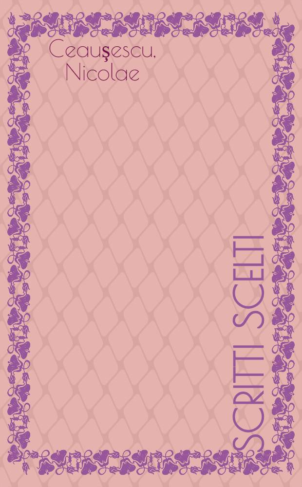 Scritti scelti