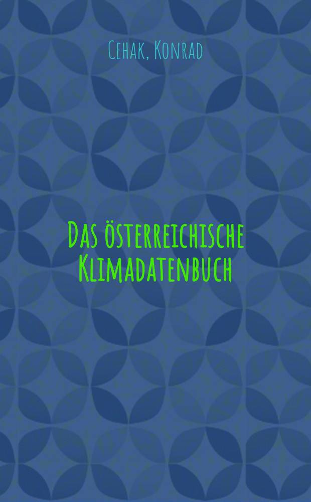 Das österreichische Klimadatenbuch