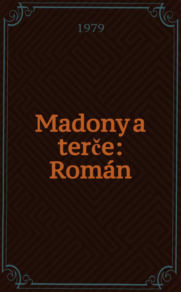 Madony a terče : Román