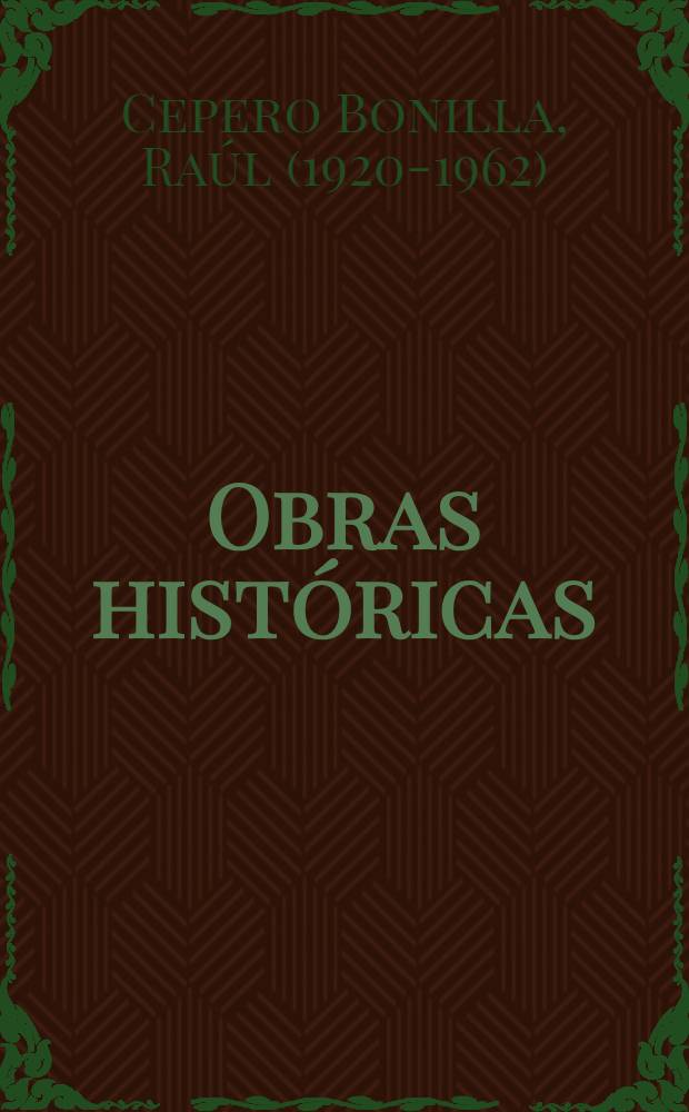 Obras hist&oacute;ricas