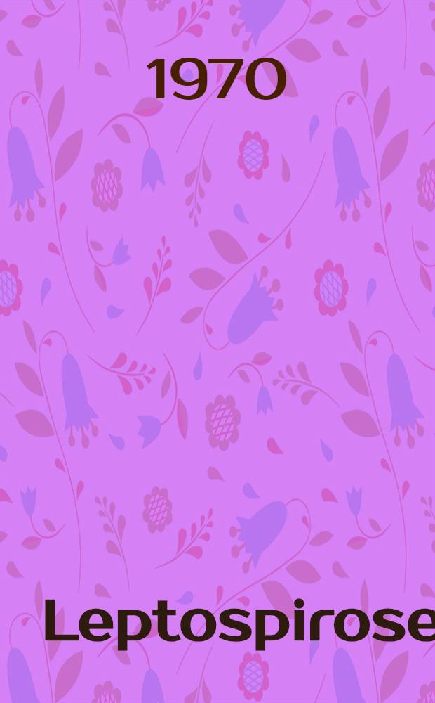 Leptospiroses
