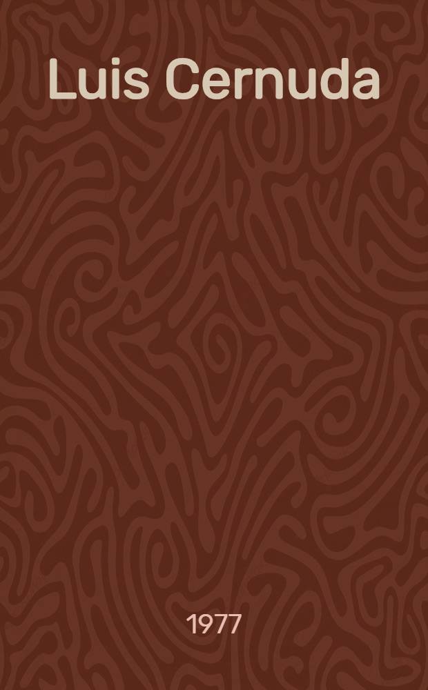 Luis Cernuda