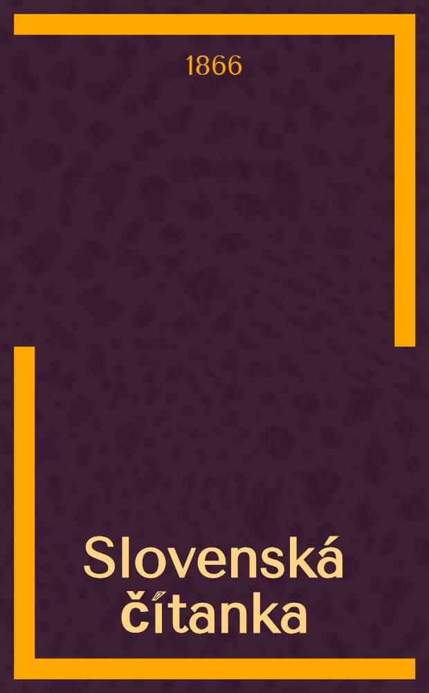 Slovenská čítanka