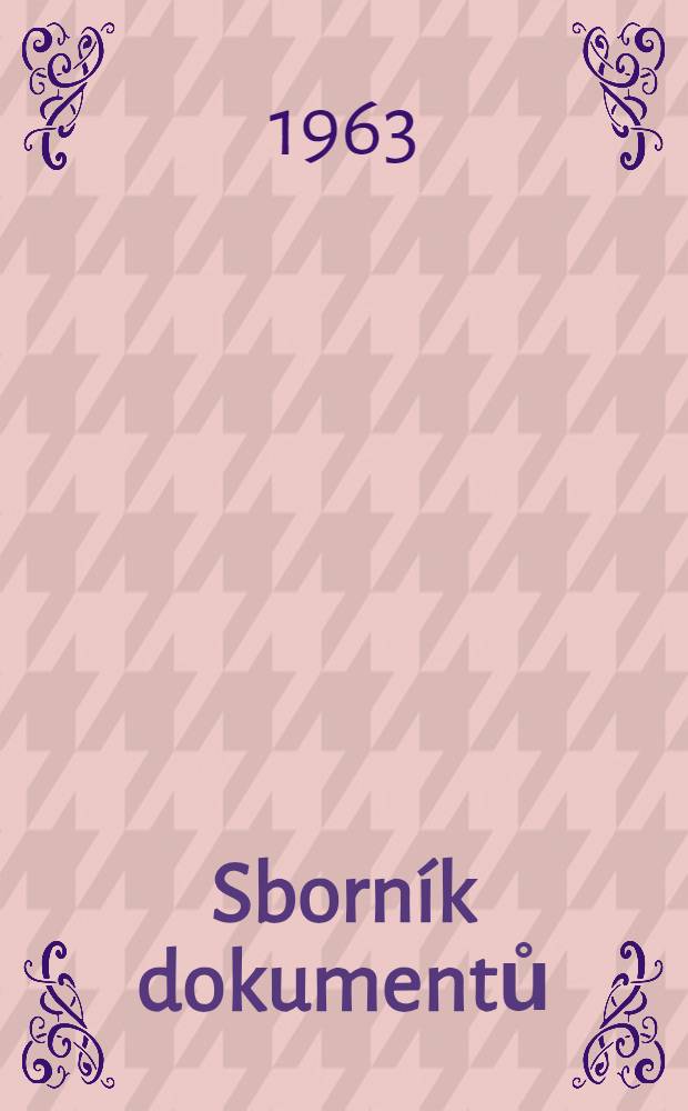 Sborník dokumentů