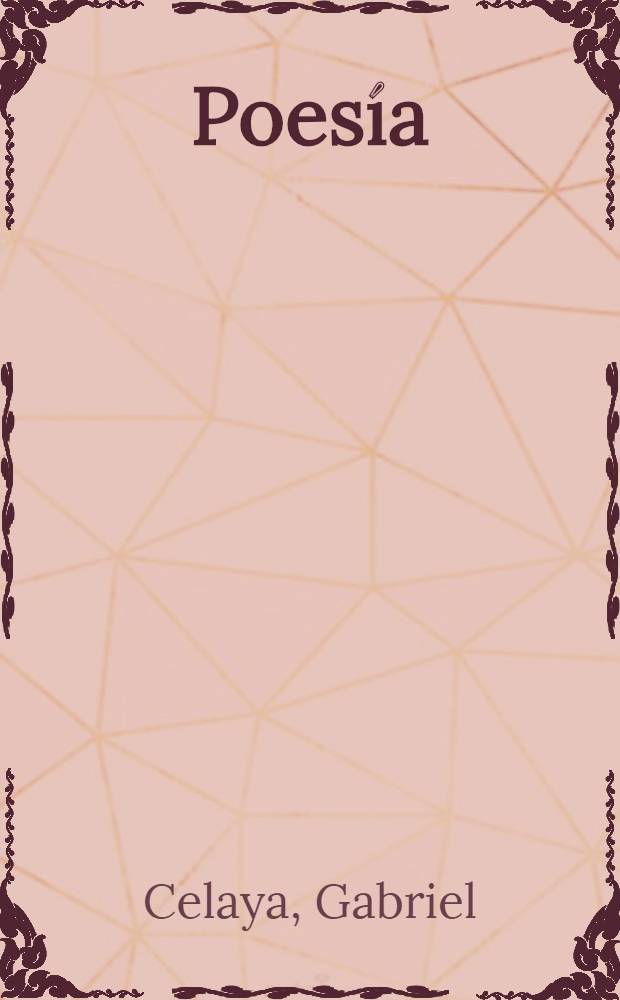 Poesía