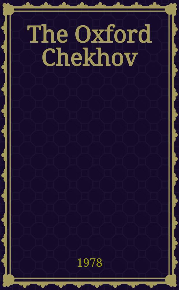 The Oxford Chekhov