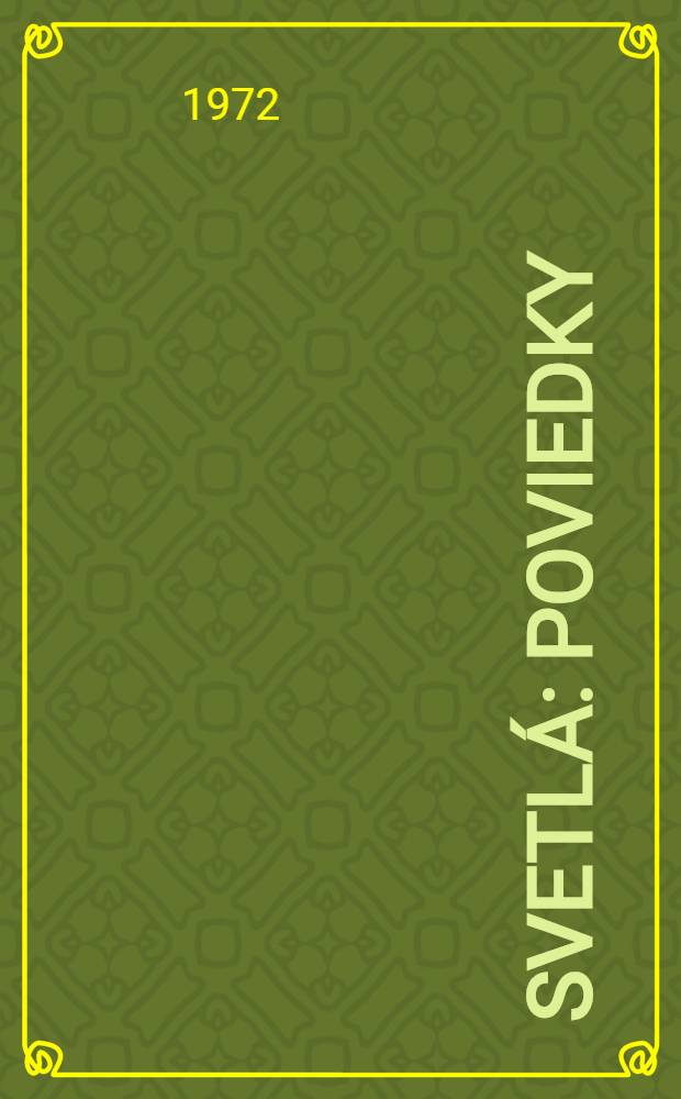 Svetlá : Poviedky