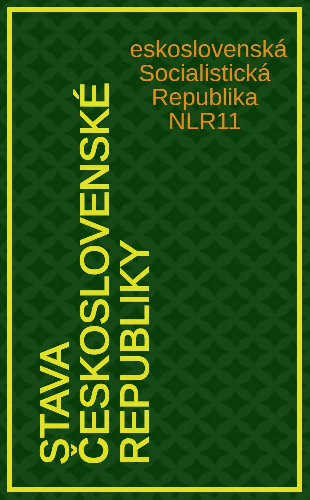 &Uacute;stava Československ&eacute; Republiky : &Uacute;stavn&iacute; a důležit&eacute; prov&aacute;děc&iacute; předpisy