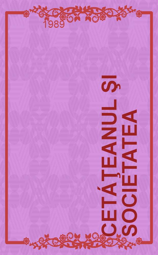 Cetáţeanul şi societatea