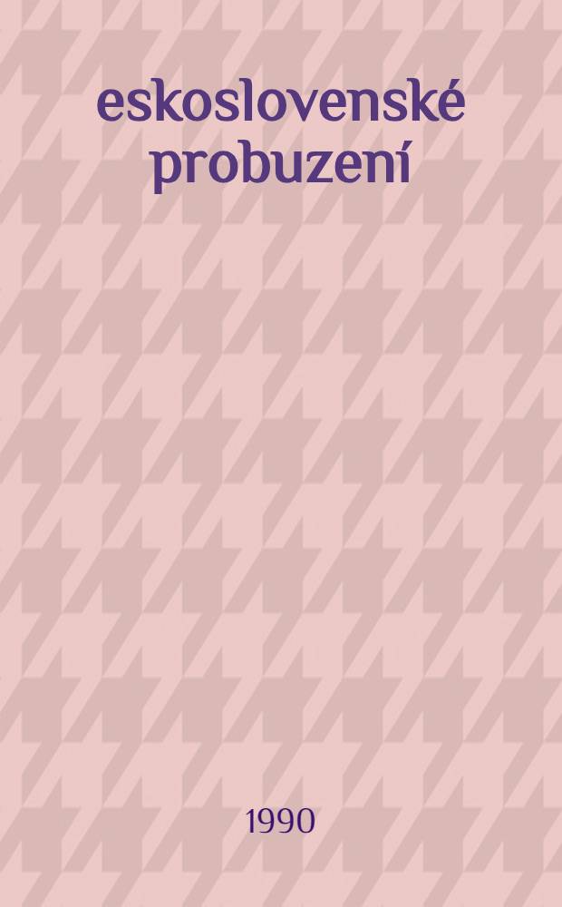 Československé probuzení : Album