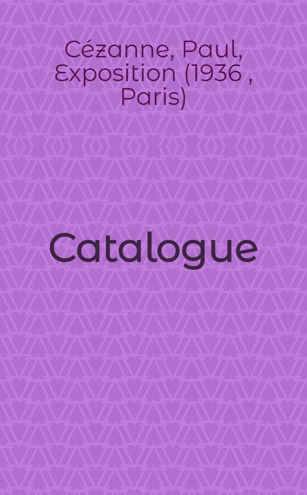 [Catalogue]