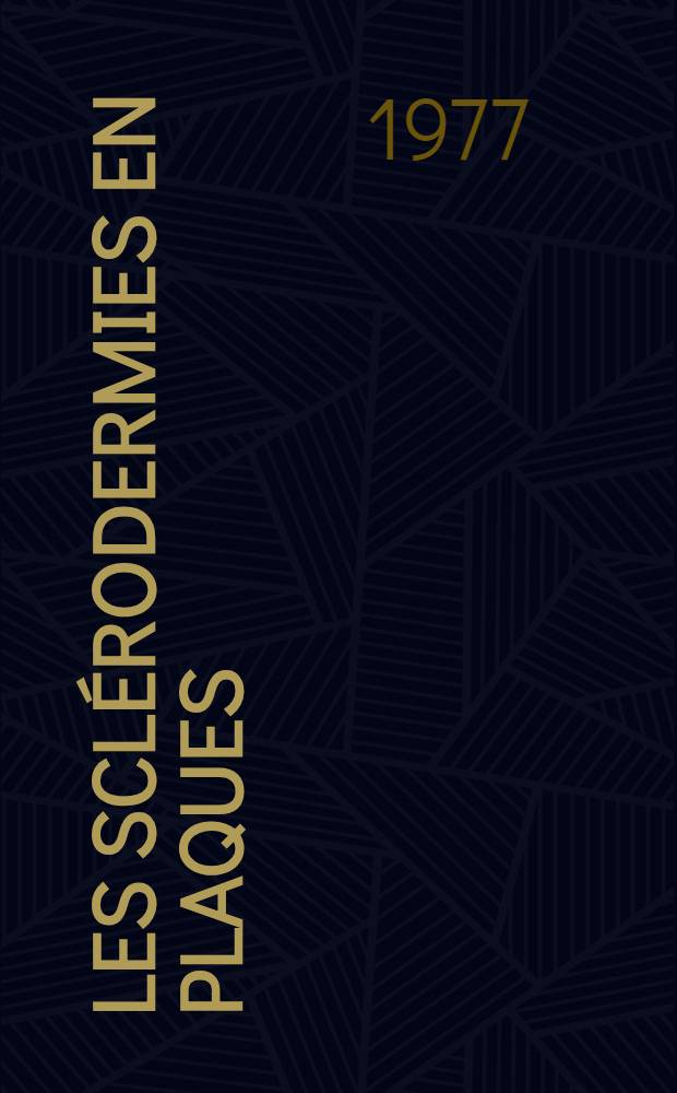 Les sclérodermies en plaques : Évolution, pronostic, déduction nosologique à propos de 30 observations : Thèse prés. à l'Univ. Claude-Bernard, Lyon