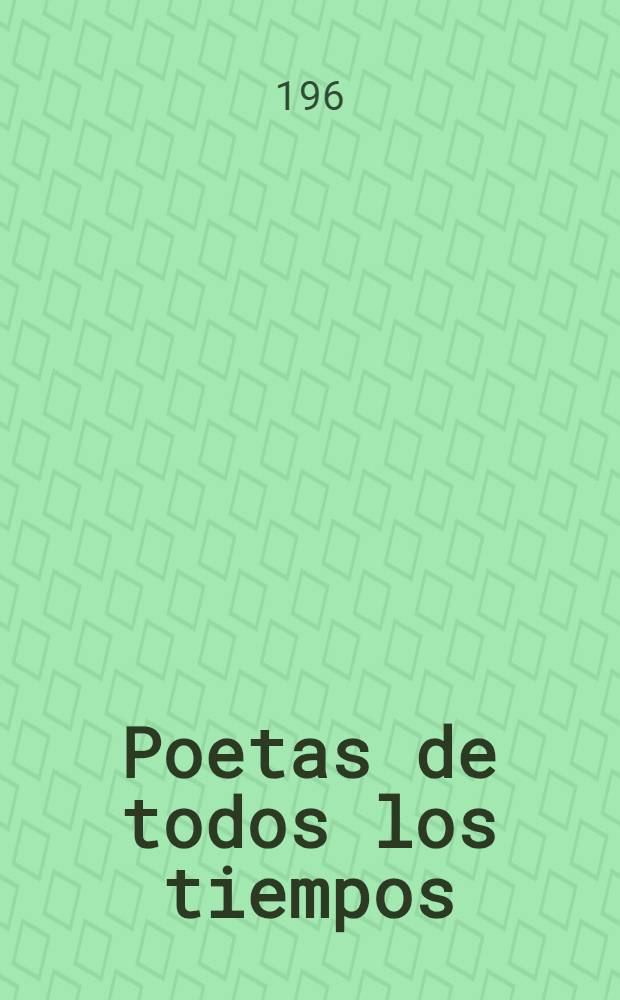 Poetas de todos los tiempos : Hispanos : Hispanoamericanos : Cubanos
