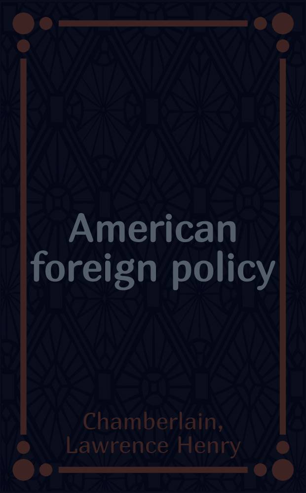 American foreign policy