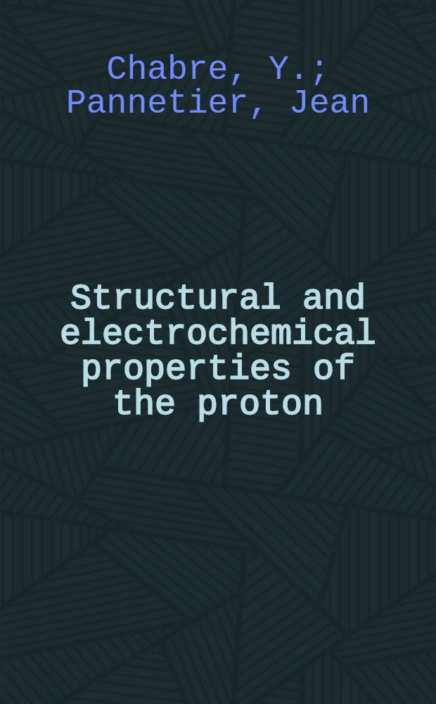 Structural and electrochemical properties of the proton / γ-MnO₂ system